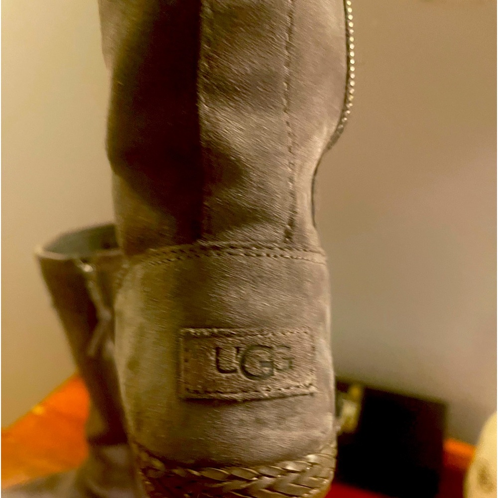 UGGS Grey suede boots Size 8
